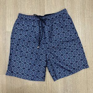 Men's Swim Short Comfort Waistband Moroccan Geo, M